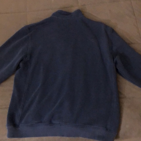 Izod Navy Blue Quarter Zip - Picture 3 of 3